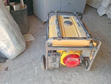 baklar və çənlər: Generator AKSA türk malı gücü 5.5 KVA Benzin, Çox yaxşı işləyir. Yağı — 2