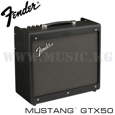 комбоусилители для электрогитар: Комбоусилитель Fender Mustang™ GTX50 - цифровой, модулирующий