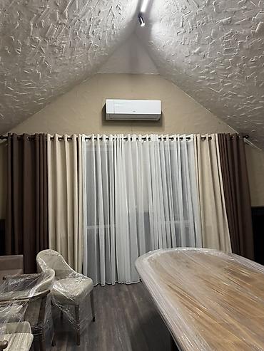 bed sheets: Комплект штор для гостиной/спальни с карнизом - Дизайн: двуслойное — 2