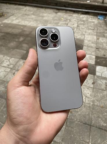ipad qiymeti: IPhone 15 Pro, 128 GB, Gümüşü, Face ID — 1