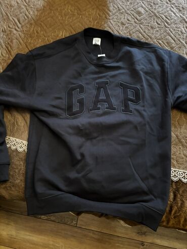 чёрную кофту чёрные лосины: Эркектердин толстовкасы, M (EU 38), Gap, Жаңы, түсү - Кара