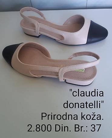 Baletanke: Claudia Donatelli ženske kožne baletanke/slingback - Materijal — 1