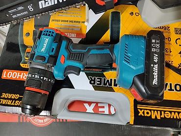 купить дрель макита: Аккумуляторная ударная дрель-шуруповерт Makita 48V (безщеточная — 1