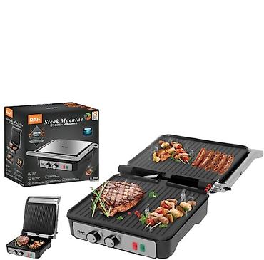 yemek termos: №: 12416 Məhsulun adı: Elektrik qril RAF R.2684 Silver/Black Brend — 1