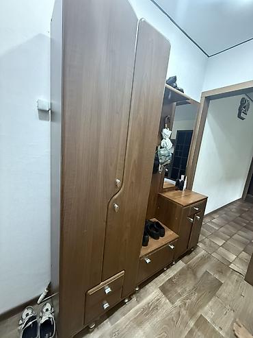 хола: Гарнитур для зала, Б/у, МДФ, Самовывоз, цвет - Коричневый — 3