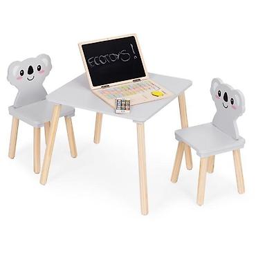 cipelarnik ikea: Dečiji set nameštaja Koala – sto + 2 stolice, ECOTOYS Šifra — 6