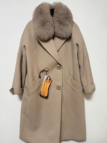Пальто, Классика, Зима, Кашемир, Оверсайз, L, XL at lalafo.kg Пальто, Классика, Зима, Кашемир, Оверсайз, L, XL