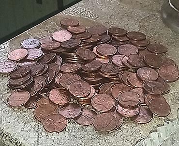 Sikkələr: 150 ədəd ABŞ 1 senti - ABŞ-da, əmək haqqının yüksək olması və kard — 6