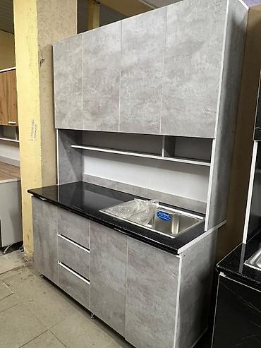 Кухонные гарнитуры: Кухонный гарнитур, Новый, цвет - Белый, ДСП, Платная доставка — 16