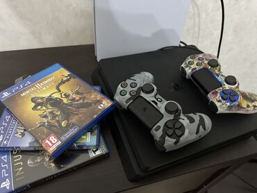 ремонт плейстейшен 2: 🔥 Продаю Sony PlayStation 4 Slim CUH-2216A (500GB) 🔥 🎮 Компактная и