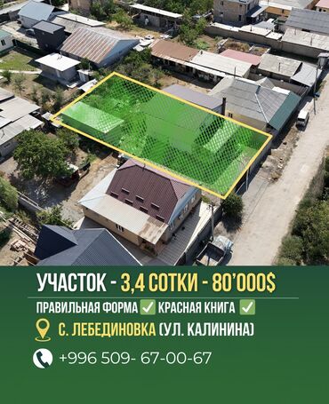 недостроенные дома в бишкеке: 3 соток, Для строительства, Красная книга, Договор купли-продажи