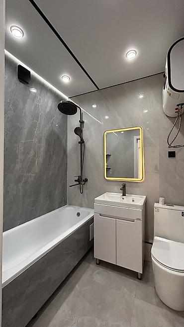 минжилкиева: 1 комната, 54 м², Верхний Джал Элитка, 12 этаж, Евроремонт — 9
