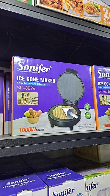 sandwich maker: Электрический аппарат для вафельных рожков Sonifer SF-6094 - — 1
