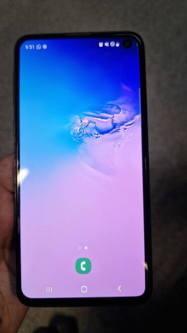 купит принтер: Samsung Galaxy S10e, Колдонулган, 256 ГБ, түсү - Кара, 1 SIM