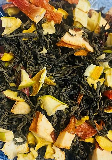 Çay: Güllü ədviyyatlı çay qarışığı - Tərkib: yaşıl/qara çay yarpaqları — 19