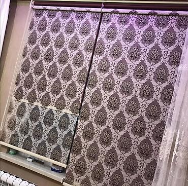 Rulon ştorlar: Rulon pərdə və zebra pərdə modelləri - Naxışlı rulon pərdələr — 1