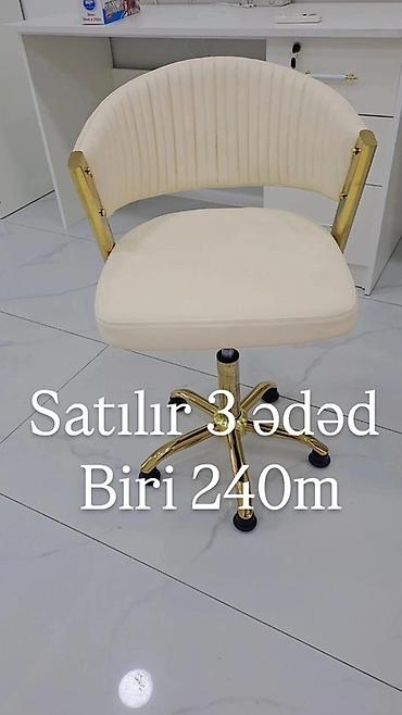 salon stulu: Satılır: salon/kosmetologiya üçün stullar 1) Fırlanan iş stulu - — 1