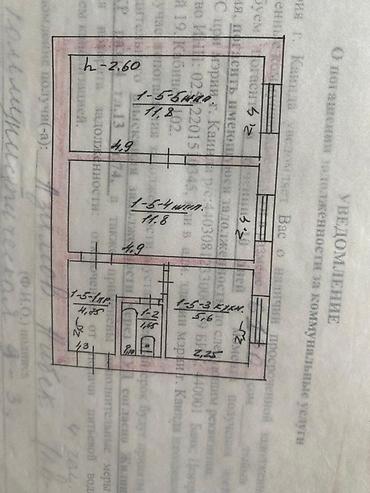 Продажа коттеджей и домов: 🏠 Срочно 🚨 Продаётся 2-комнатная квартира в г. Каинда (Чуйская — 8