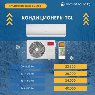 кондиционер напольный: Кондиционер TCL Напольно-потолочный, Инверторный, Охлаждение, Обогрев, Вентиляция