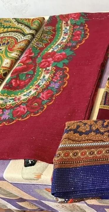 женские шарфы в клетку: Платки 100% шерсть Япония советского времени 2 больших по 2 000 сом — 3