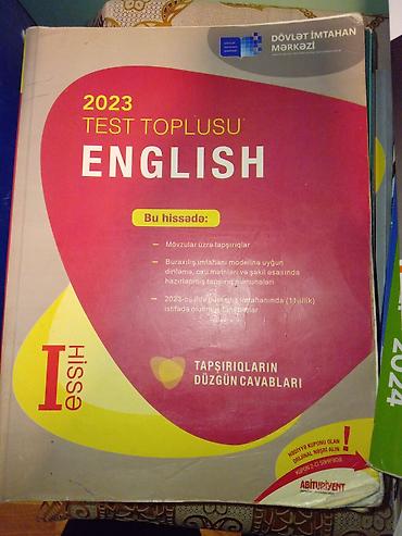 Testlər: Dim test toplulari, az dili qayda kitabi guven, ingilis dili nergiz — 6