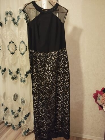 Ziyafət donları: Qadın geyim kolleksiyası - Zərif maxi don – qara rəngdə, sinə və — 5