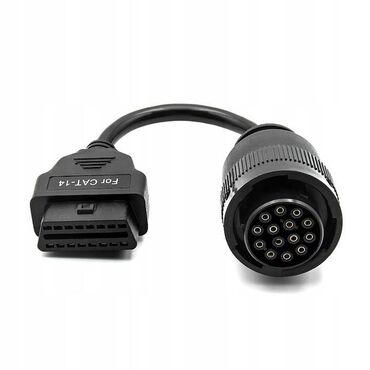 битавая техника: Переходник OBD2 CAT14. Для подключения к строительной технике Cat14