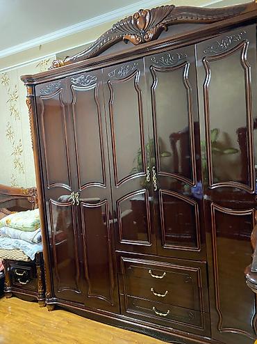 Спальные гарнитуры: Спальный гарнитур, Б/у, Двуспальная кровать, Шкаф, Комод, Другая страна производитель, Самовывоз — 7