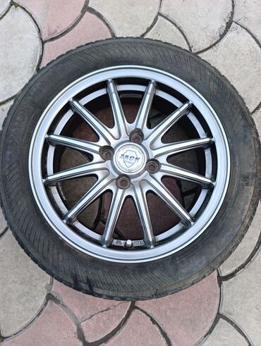 шины купить бу: Дөңгөлөктөр монтажда 185 / 55 / R 15, All-season, Колдонулган, Комплект, Жеңил унаалар, Куйма, тешиктери - 4