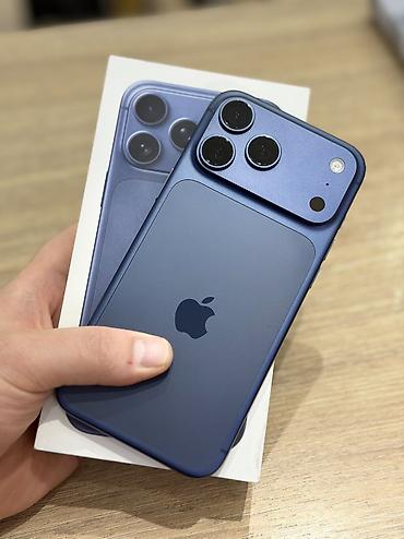 condor cob 3: IPhone 17 Pro Max, Б/у, 256 ГБ, Синий, Коробка, 100 % — 1