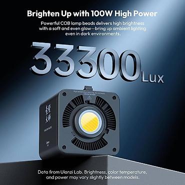 лит енержи: ULANZI 100W RGB портативный видеосвет с сетевым адаптером питания — 6