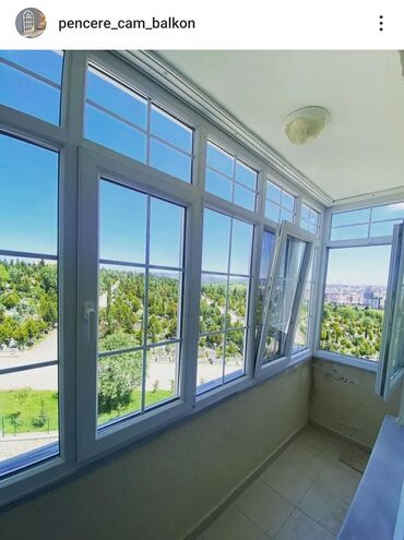 Pəncərələrin quraşdırılması, montajı: Şəxsiyyət vəsiqəsi ile. ✅Cambalkon ✅Paket cambalkon ✅Arakesme — 19