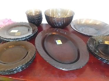 dish sets: Набор столовой посуды Duralex (Франця), на 4 персоны. Всего 20 — 1