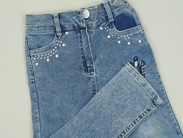 bershka spodnie jeansy: Spodnie jeansowe, 3-4 lat, 104, stan - Dobry