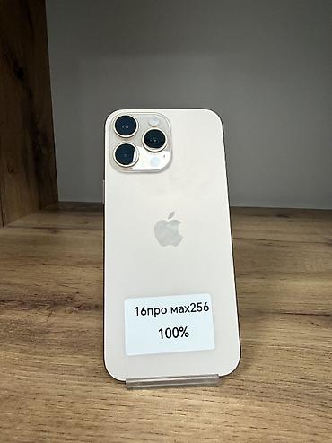 iphone cs: IPhone 16 Pro Max, Б/у, 256 ГБ, Desert Titanium, В рассрочку, 100 % — 1
