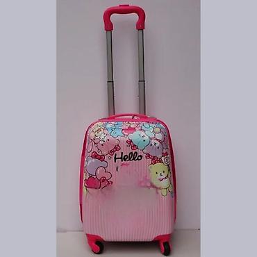 Rančevi, torbe i koferi: Dečji kofer na točkiće – Hello Kitty dizajn - Kompaktni tvrdi kofer — 1