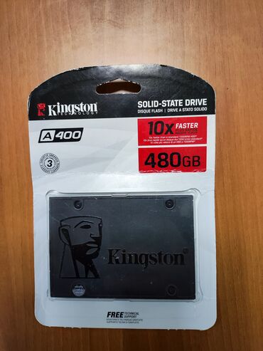 жесткие диски transcend: Накопитель, Новый, Kingston, SSD, 2.5"