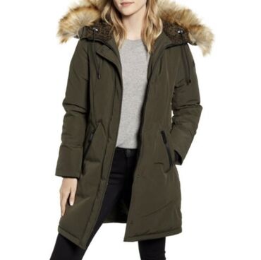 зимняя куртка женская длинная: Пуховик, S (EU 36)