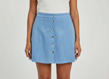 spódnice jeansowe czarne plus size: H&M, Спідниця жіноча, розмір S