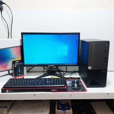 Masaüstü kompüterlər və iş stansiyaları: Masaüstü Kompüter "DDR4 B460 1200 Lenovo Core i3 10100” ENDİRİM!!! — 2