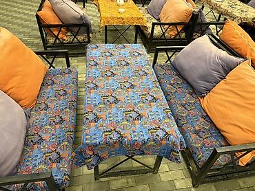 bag mebellerinin satisi: Kafe və ya terras üçün uyğun mebel dəsti. Bunu döşəysiz yastığsız — 3