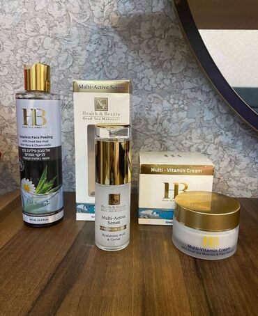 Bədənə qulluq: Original H&B Üz üçün serum 40 ml multivitamin 50 ml peeling 250 ml