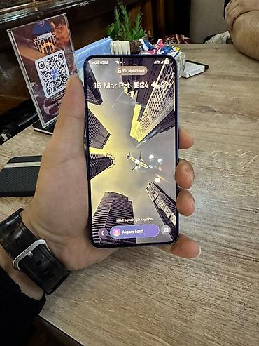 ikinci el 12 iphone: Samsung Galaxy S25, 256 GB, rəng - Mavi, Face ID — 1