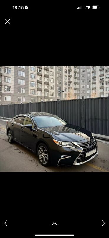 Lexus: Lexus ES: 2017 г., 2.5 л, Вариатор, Гибрид, Седан