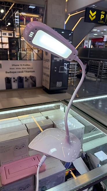 Освещение: Настольная LED лампа с гибкой гусиной шеей и сенсорным управлением — 3
