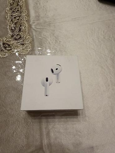 airpods pro qiyməti: İşlənmiş Simsiz (Bluetooth) Qulaqcıqlar, Apple, rəng - Ağ — 1