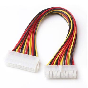 кабель питания для ноутбука: 24-контактный штыревой разъем для ПК PSU адаптер питания ATX - длина