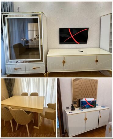 heyet ucun oturacaqlar: Komod, Masa və oturacaqlar, TV altlığı, Kredit yoxdur, Türkiyə