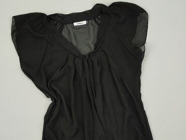czarne bluzki przezroczyste: Blouse, Only, XS (EU 34), condition - Very good
