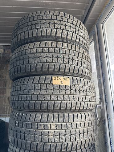 225 55 18 шины: 225/55/18 4 шт комплект фирма Dunlop